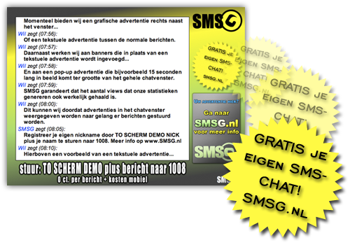 SMSG voorbeeld advertentie ster
